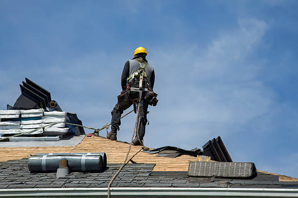 Professional Roofing technician working in Carmel, NY